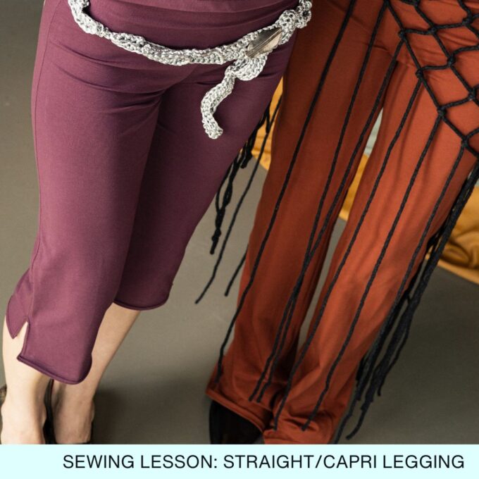 Naailes: rechte of capri legging