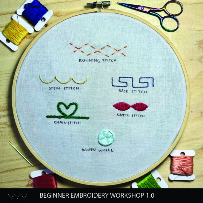 Beginner Borduurworkshop 1.0 - Amsterdam De Pijp