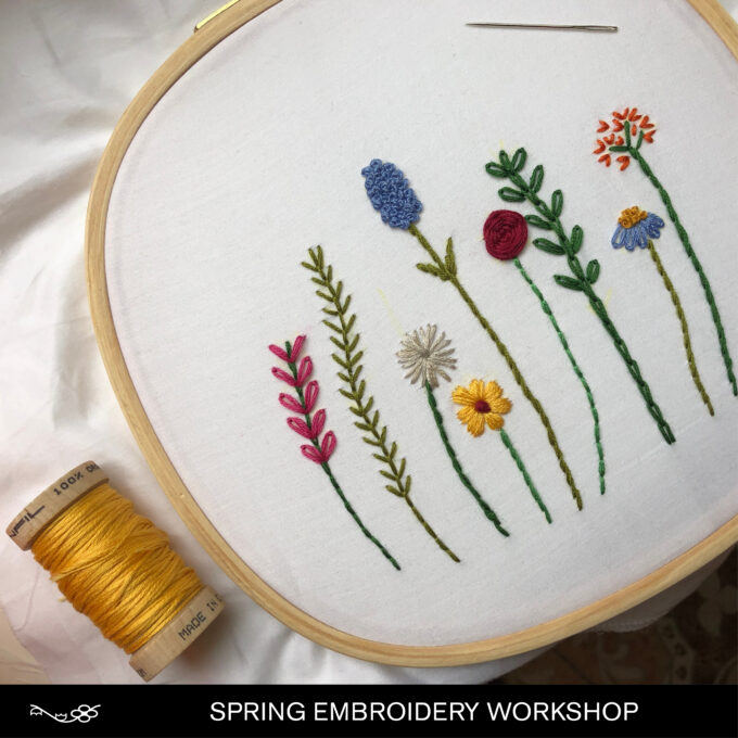 Lente Borduurworkshop - Amsterdam De Pijp