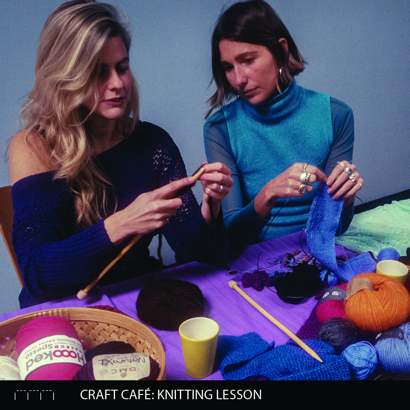 Book a Knitting Lesson in the Craft Café | Own Project