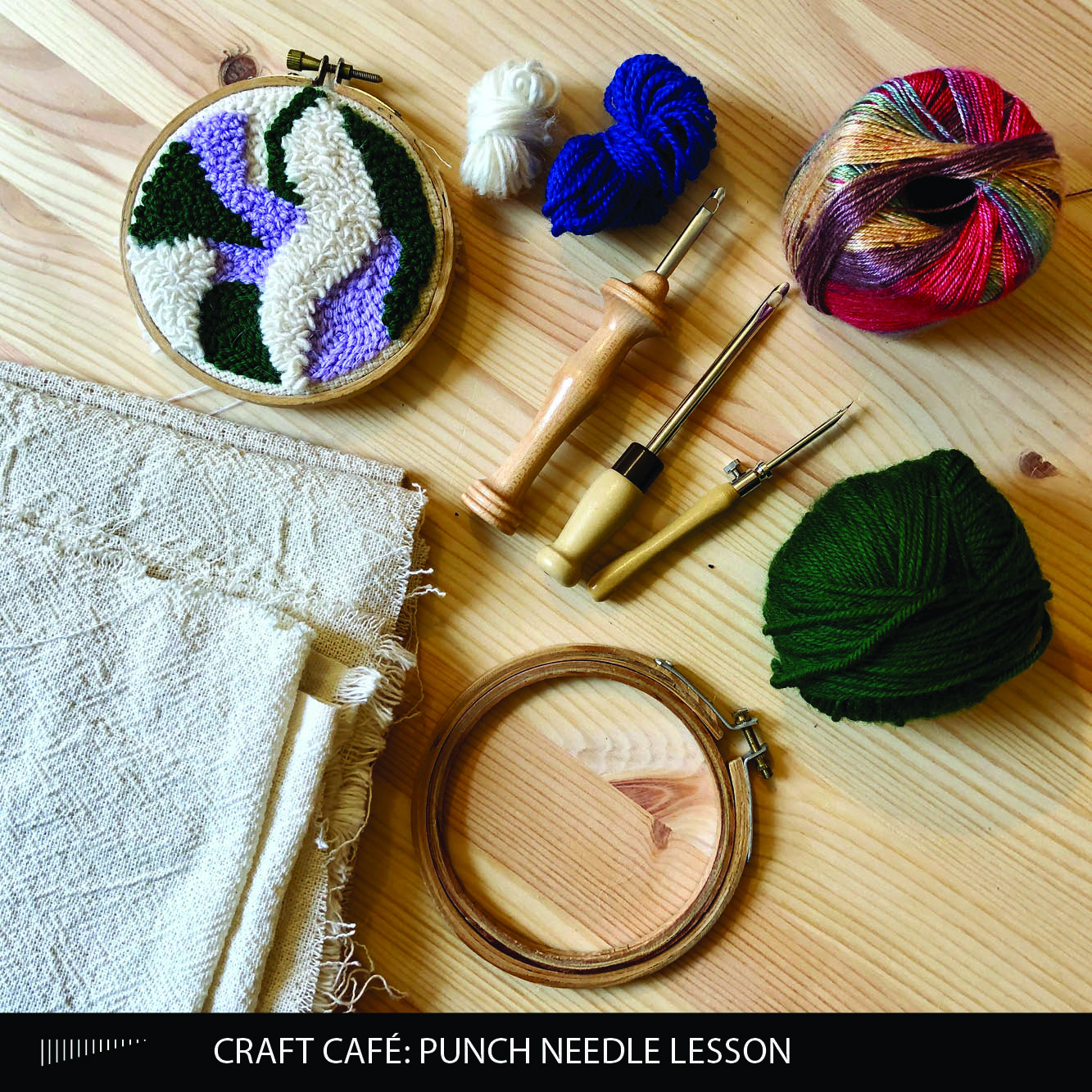Boek een Punch Needle Les in het Craftcafé | Eigen Project