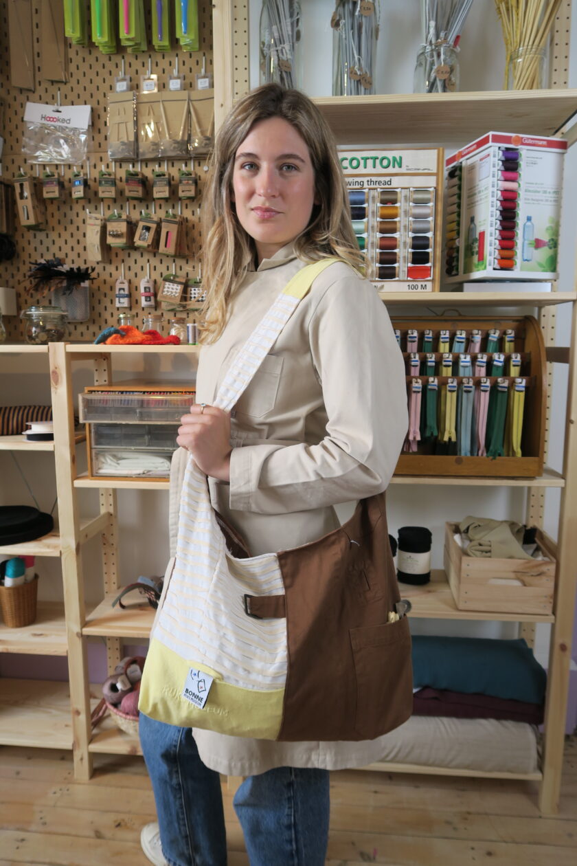 De Pijp Opening Weekender: Bonne Suits Upcycled Messenger Bag Workshop