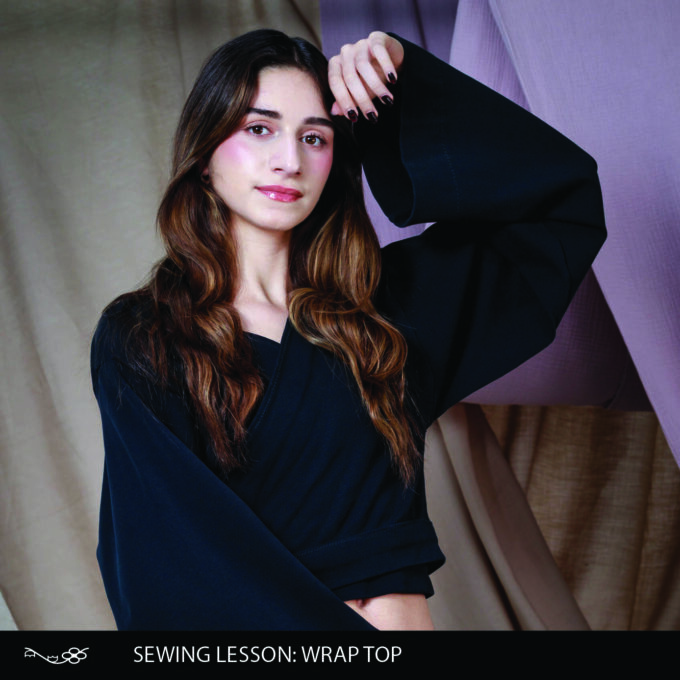 Sewing Lesson: Wrap Top - Amsterdam De Pijp