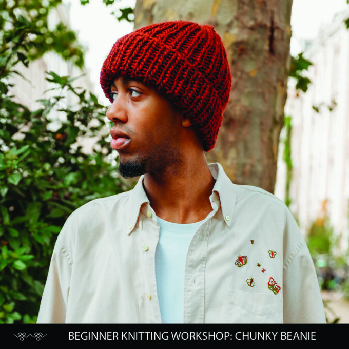 Beginner Breiworkshop: Chunky Muts - Amsterdam De Pijp